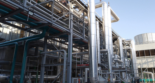 Jacketing en fábrica