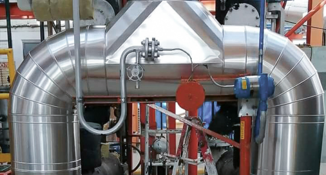 Jacketing en fábrica