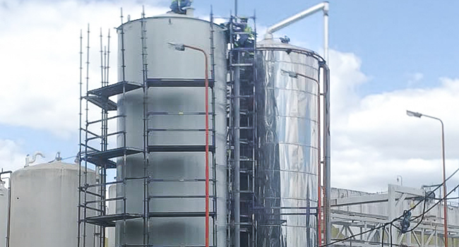 Jacketing en fábrica